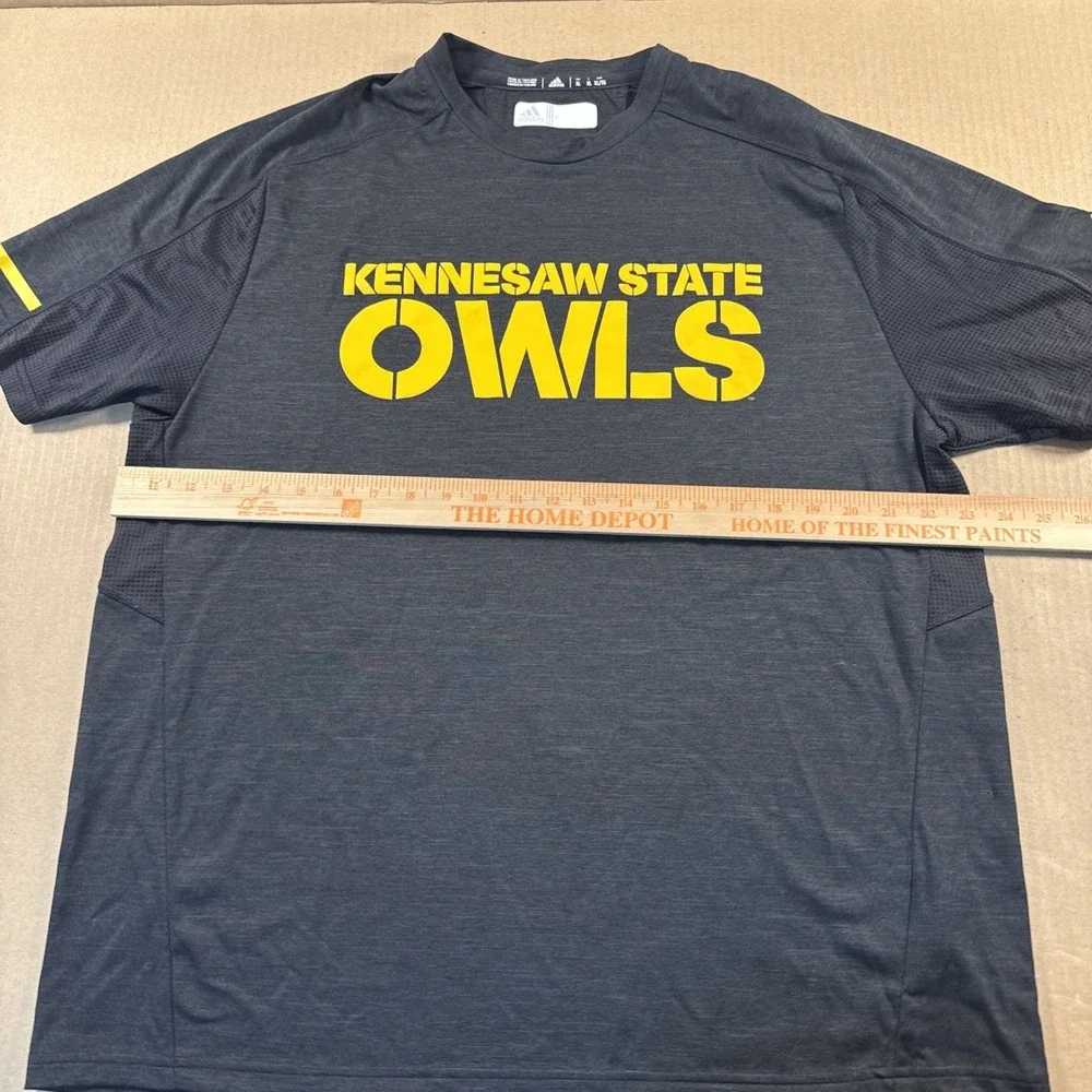 Adidas Kennesaw State KSU Owls T Shirt Men's XL NCAA